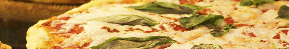 Eating Italian Pizza at Giovanni’s Ristorante & Pizzeria restaurant in Torrington, CT.